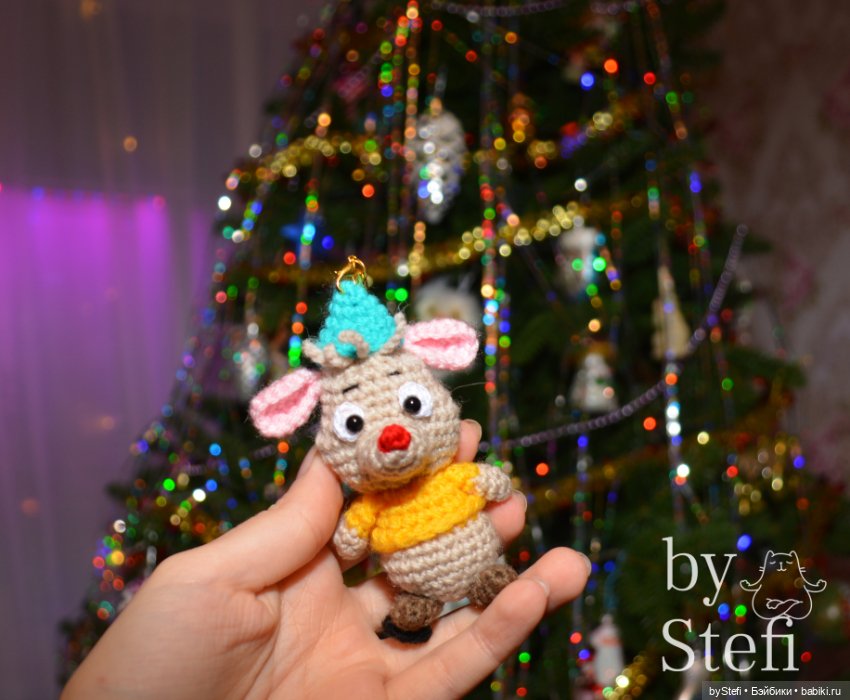 Мышонок (ёлочная игрушка) (фото 5)