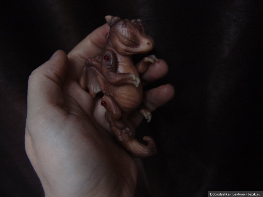 Спящий дракончик — Лепка авторских игрушек и папье (фото 2)