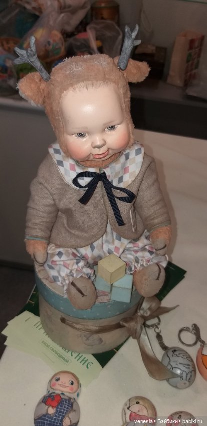 Куклы в экспоцентре на выставке "Ладья"