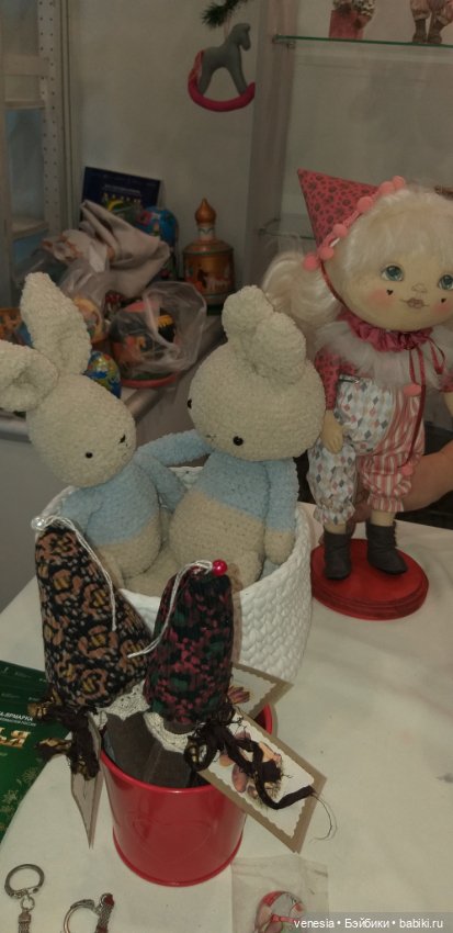 Куклы в экспоцентре на выставке "Ладья"