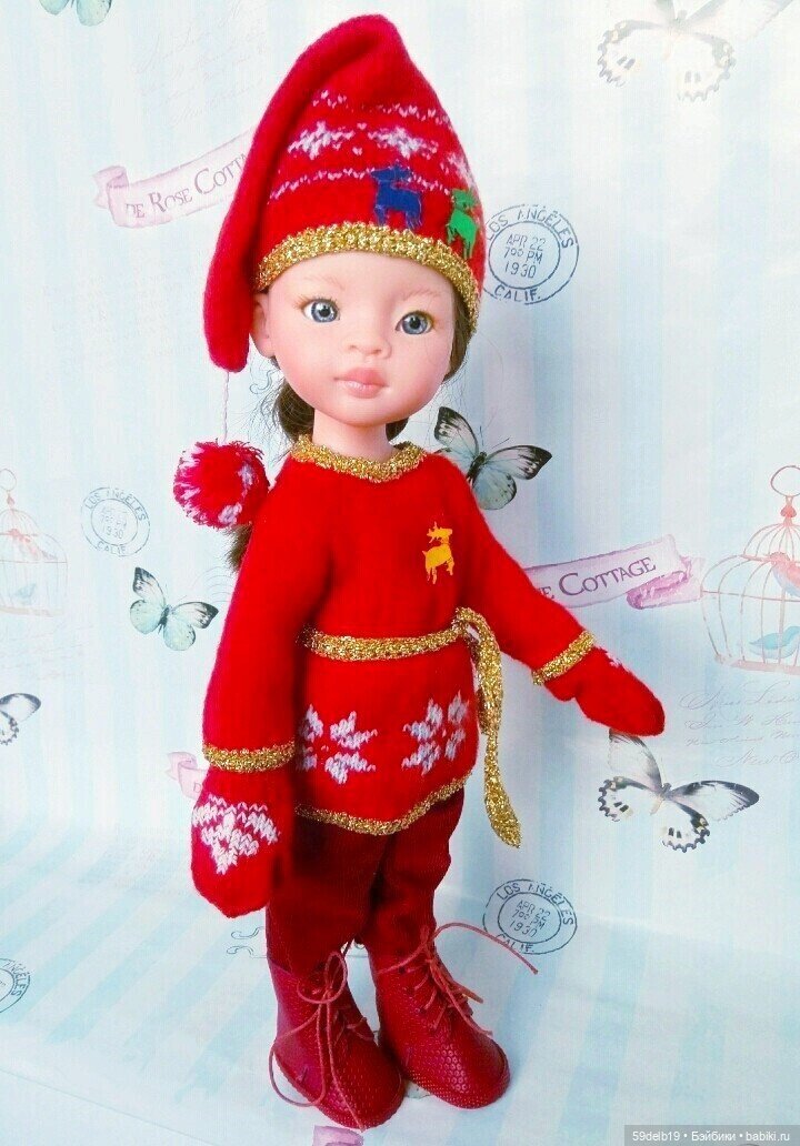 Мои Санты и Снегурочки — Одежда и обувь для кукол своими руками: фото