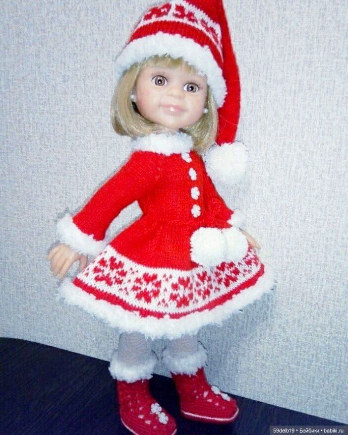 Мои Санты и Снегурочки — Одежда и обувь для кукол своими руками: фото (фото 4)