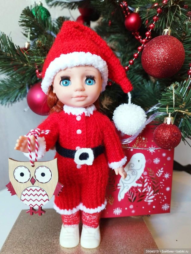 Мои Санты и Снегурочки — Одежда и обувь для кукол своими руками: фото (фото 7)