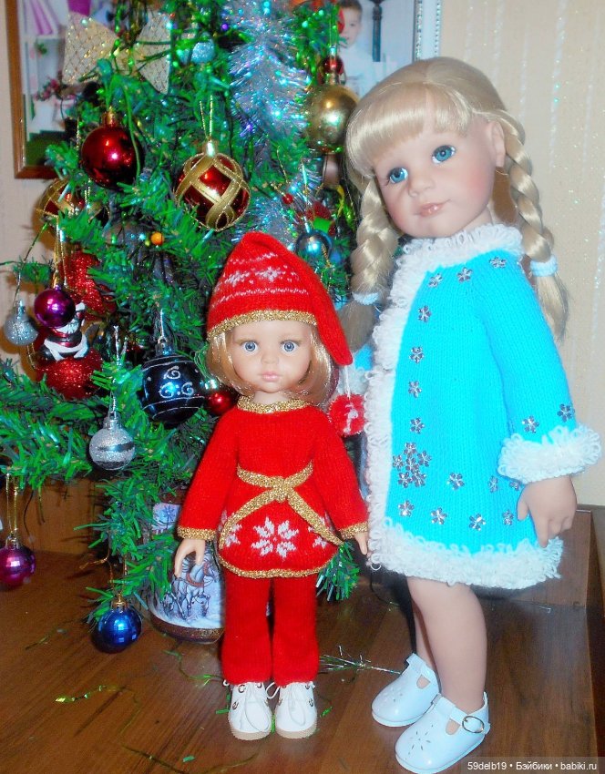 Мои Санты и Снегурочки — Одежда и обувь для кукол своими руками: фото