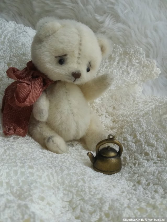 К нам приехал Мишаня — Текстильные игрушки и примитивы: кофейные