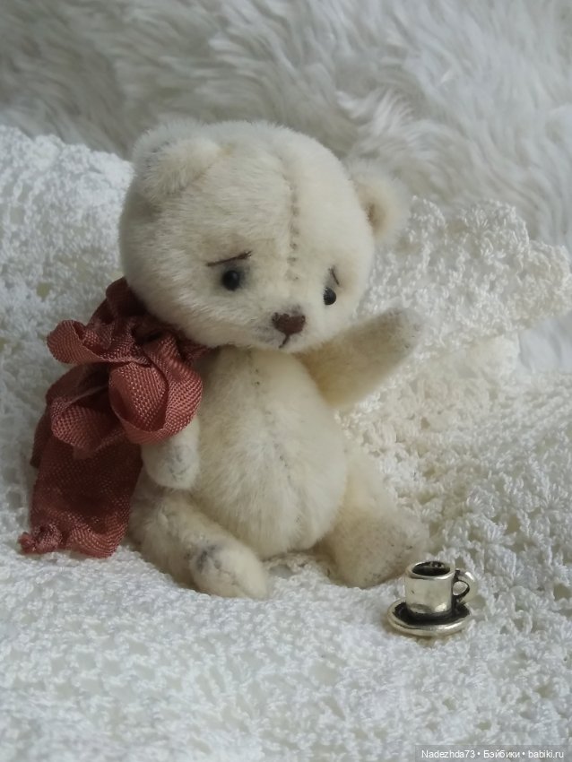 К нам приехал Мишаня — Текстильные игрушки и примитивы: кофейные