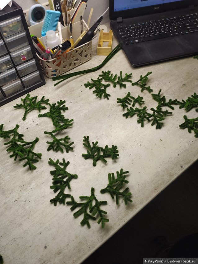 Елочка-ëлка зелёный наряд (фото 10)