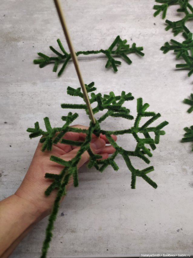 Елочка-ëлка зелёный наряд (фото 7)