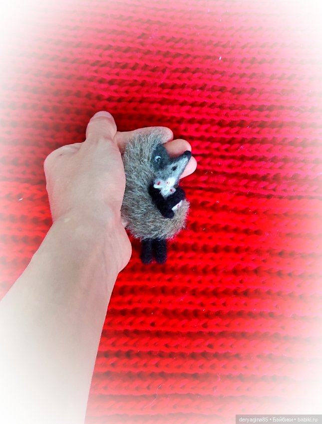 Брошь — Валяные игрушки из шерсти: сухое валяние (фото 3)