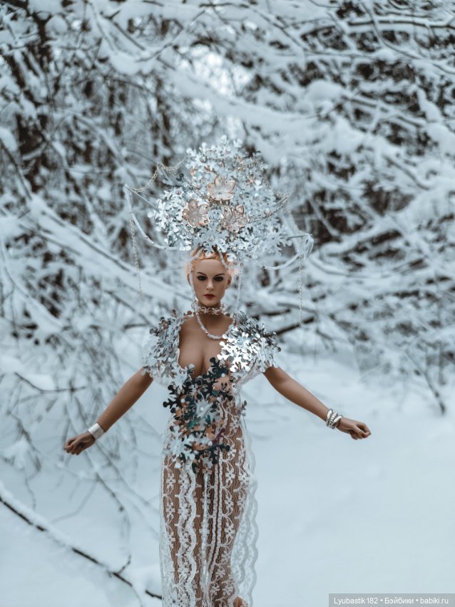 Зимняя Королева — Куклы Phicen (TBLeague/Фицен): бесшовные тела