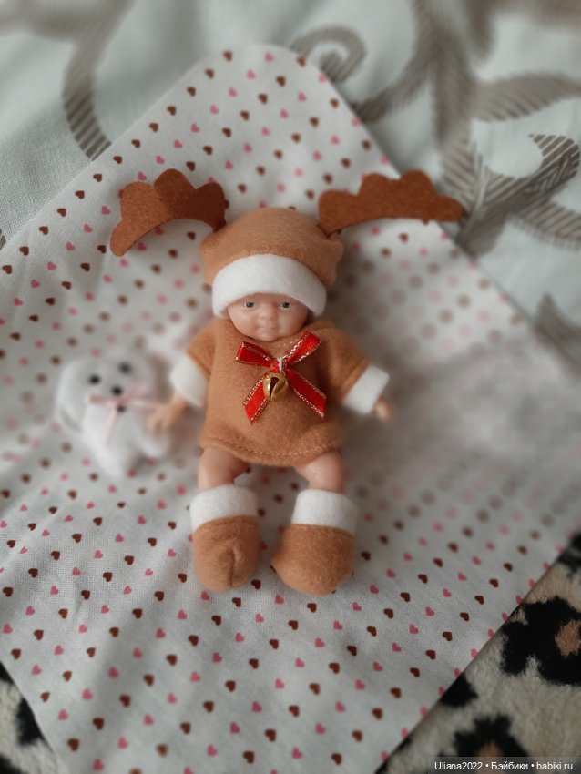 Новогодний олененок — Игровые куклы разных производителей (Разное): редкие бренды (фото 3)