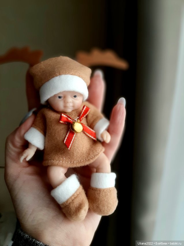 Новогодний олененок — Игровые куклы разных производителей (Разное): редкие бренды (фото 2)