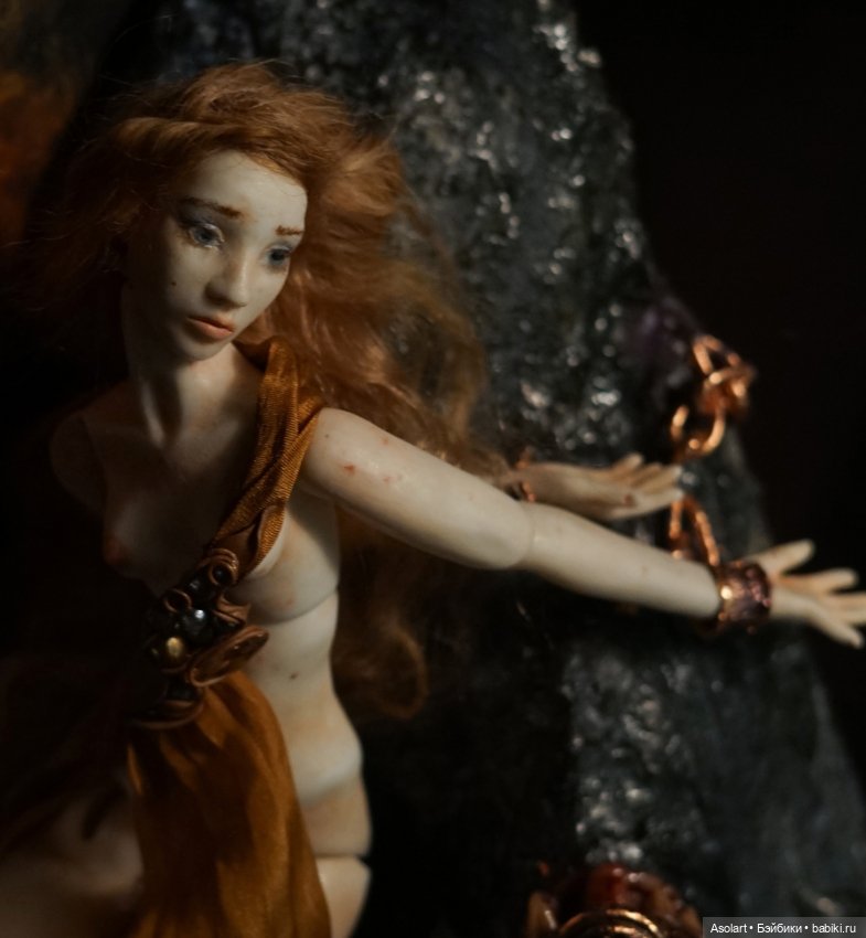 Андромеда — Авторские фарфоровые куклы (OOAK): ручная работа