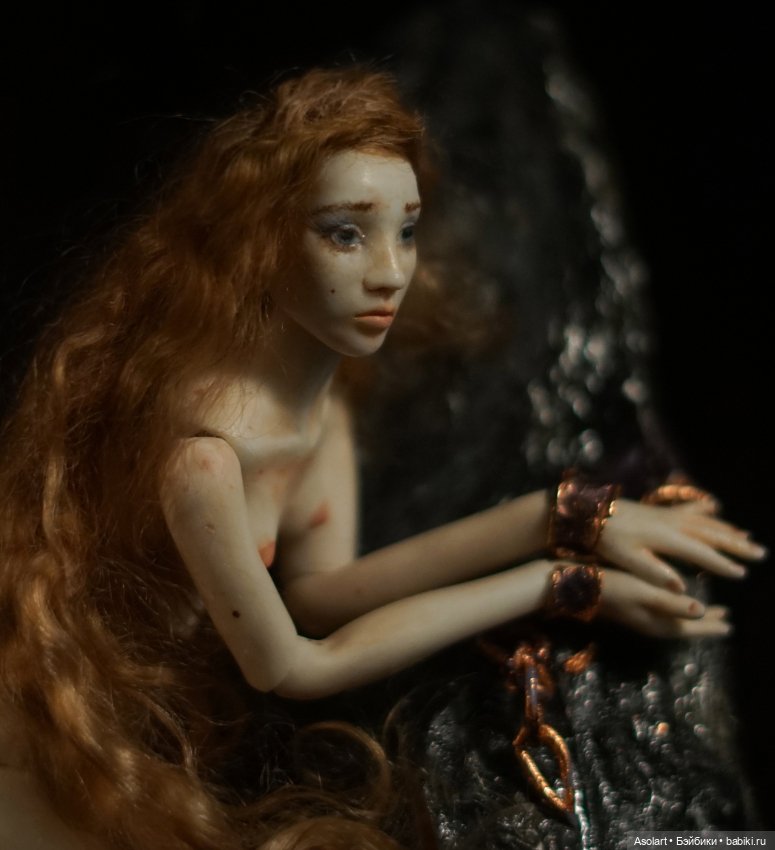Андромеда — Авторские фарфоровые куклы (OOAK): ручная работа (фото 5)