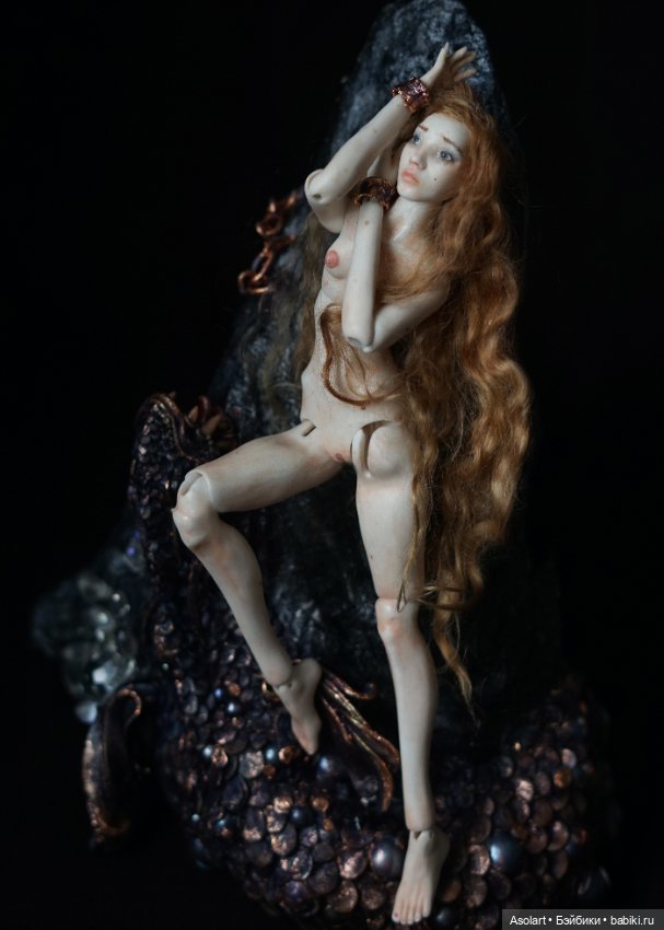 Андромеда — Авторские фарфоровые куклы (OOAK): ручная работа (фото 7)