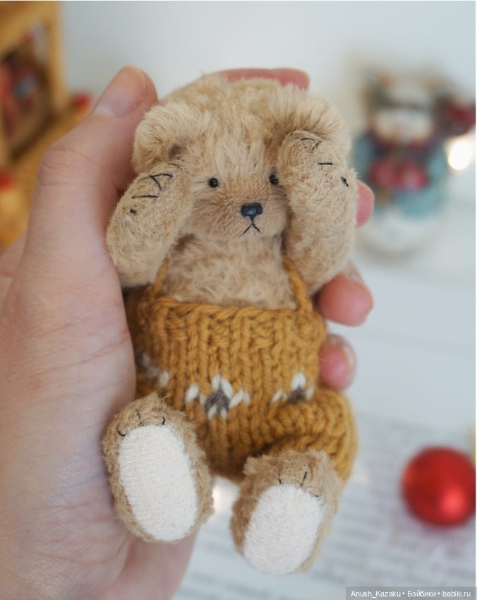 Мишка Энди 🎄🧸 — Авторские мишки Тедди и друзья: фото