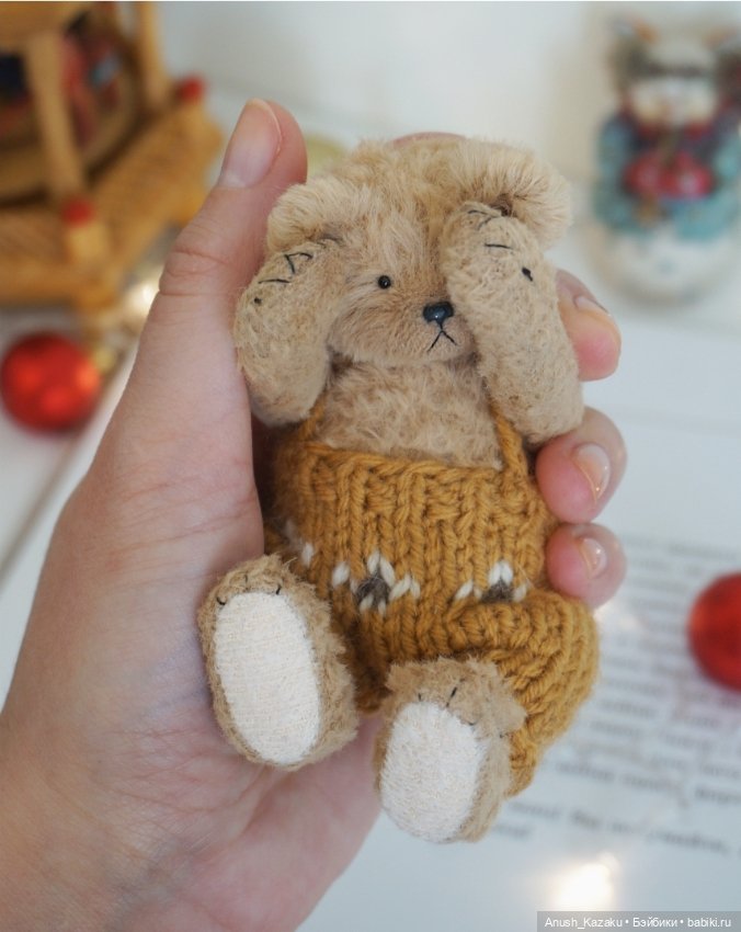 Мишка Энди 🎄🧸 — Авторские мишки Тедди и друзья: фото (фото 2)