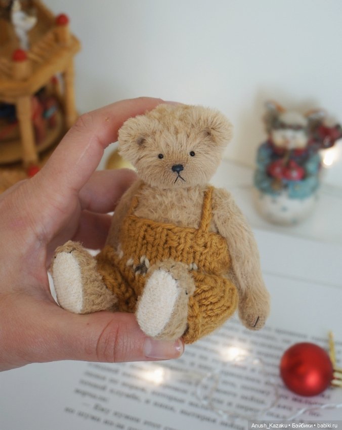 Мишка Энди 🎄🧸 — Авторские мишки Тедди и друзья: фото (фото 4)