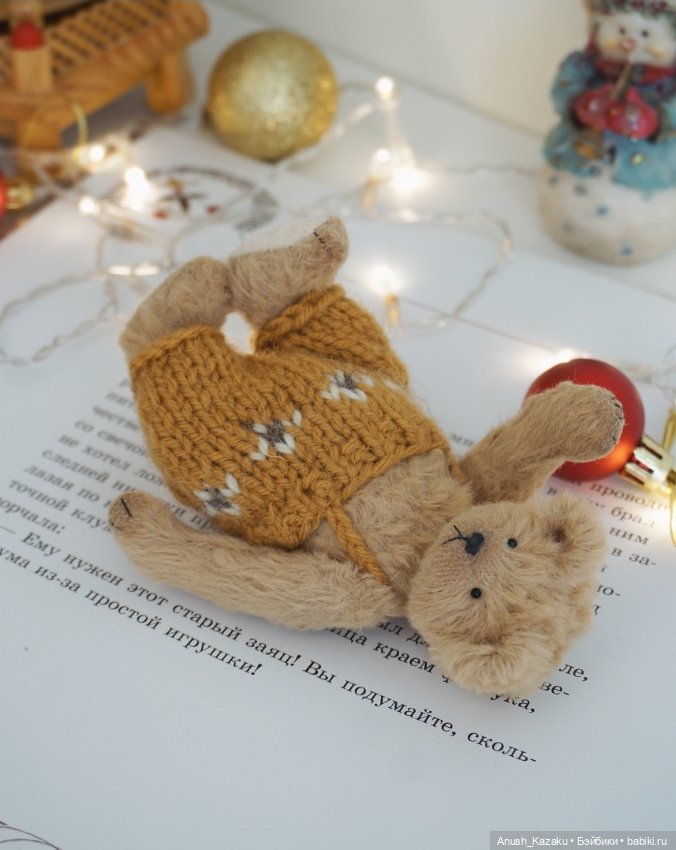 Мишка Энди 🎄🧸 — Авторские мишки Тедди и друзья: фото (фото 3)