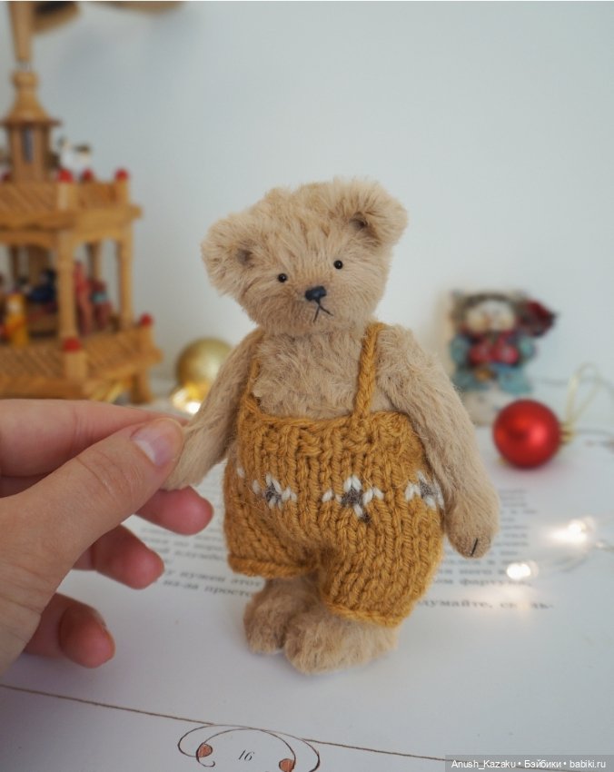 Мишка Энди 🎄🧸 — Авторские мишки Тедди и друзья: фото (фото 9)