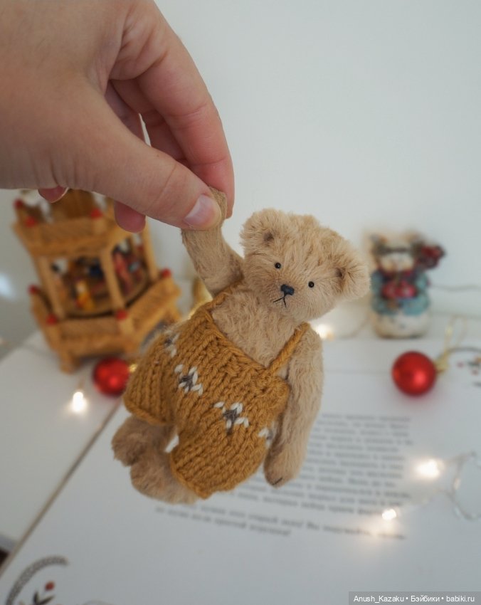 Мишка Энди 🎄🧸 — Авторские мишки Тедди и друзья: фото (фото 6)