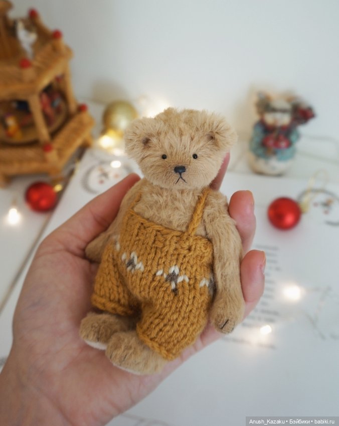 Мишка Энди 🎄🧸 — Авторские мишки Тедди и друзья: фото (фото 7)