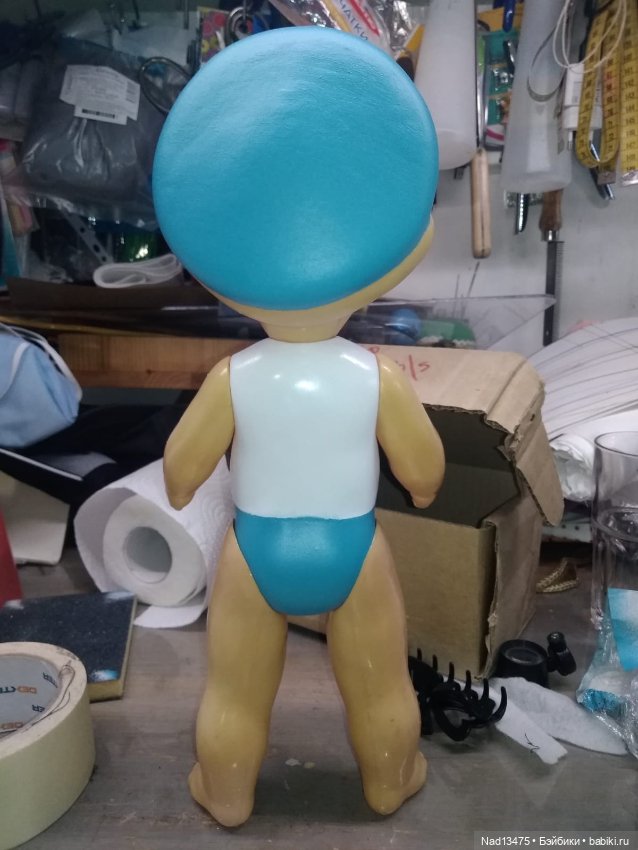 Мальчик в бескозырке. Автор Л. Сморгон. Реставрация (фото 6)