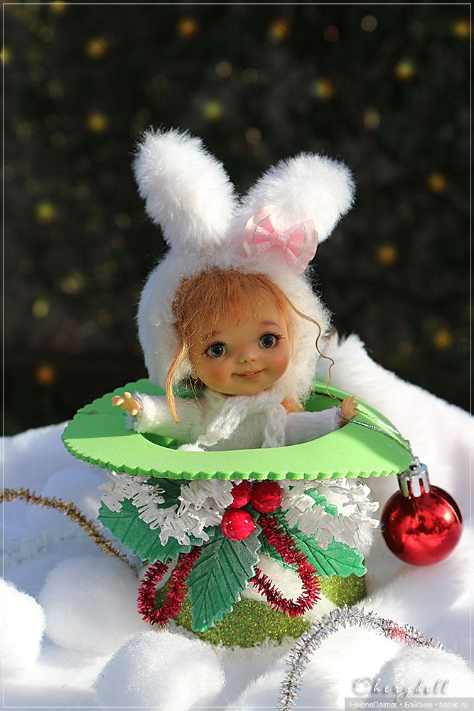 Новогодний зайка — Одежда и обувь для кукол своими руками: фото (фото 3)