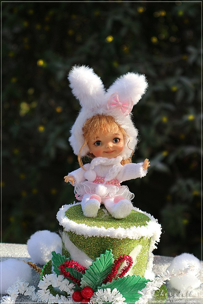 Новогодний зайка — Одежда и обувь для кукол своими руками: фото (фото 5)