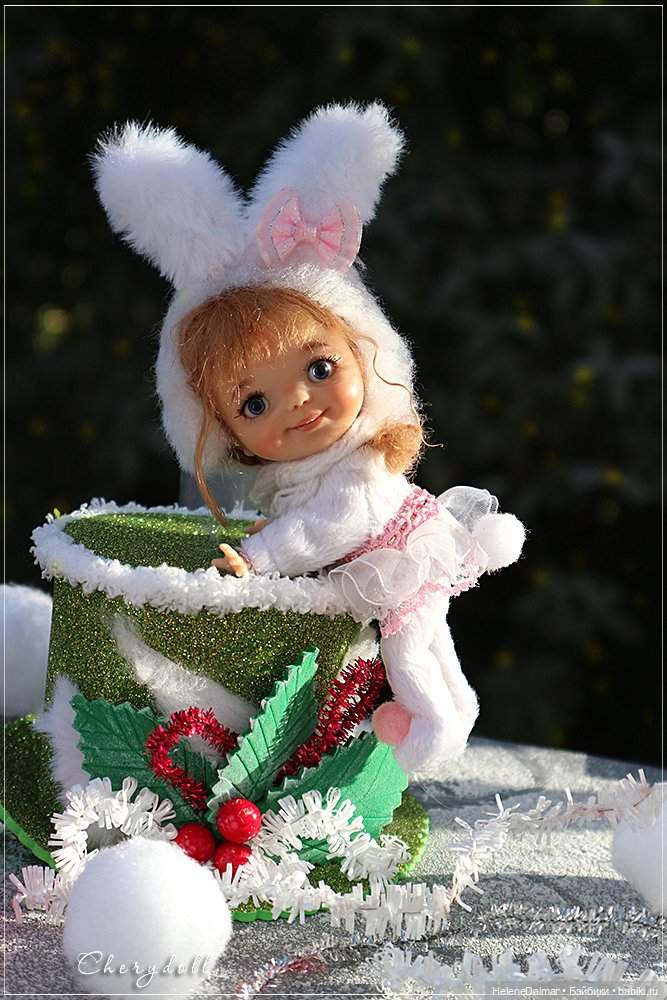 Новогодний зайка — Одежда и обувь для кукол своими руками: фото (фото 4)