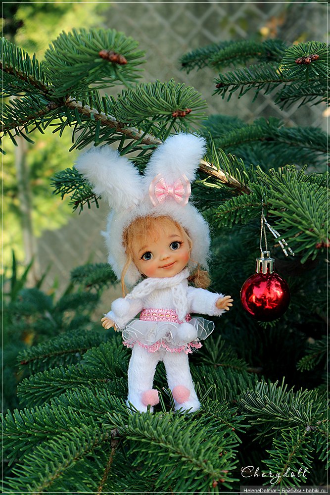 Новогодний зайка — Одежда и обувь для кукол своими руками: фото (фото 10)