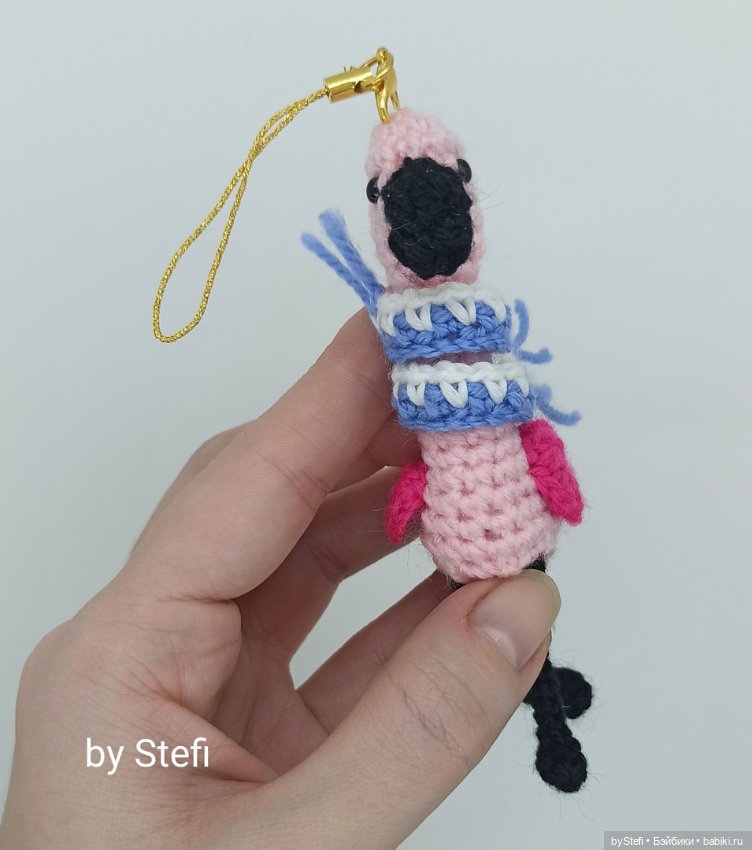 Фламинго. Брелочек или ёлочная игрушка (фото 4)