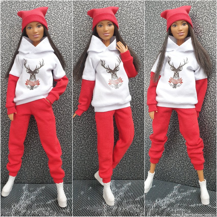 Новогоднее — Одежда и обувь для кукол своими руками: фото (фото 4)