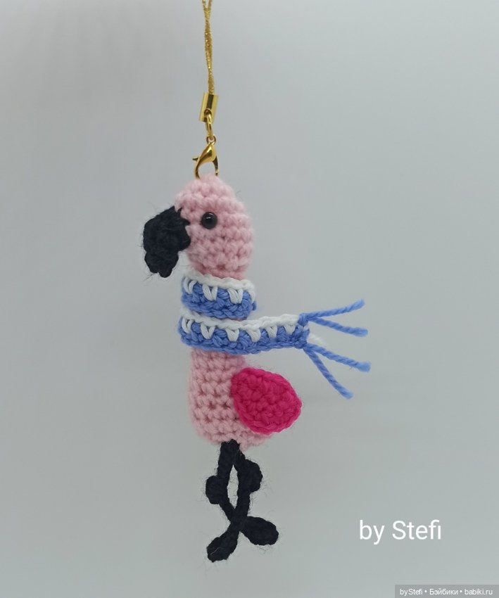 Фламинго. Брелочек или ёлочная игрушка (фото 3)