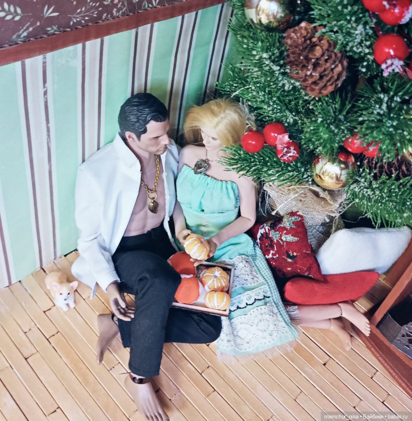 Новогоднее настроение Лины и Дэймона (фото 5)