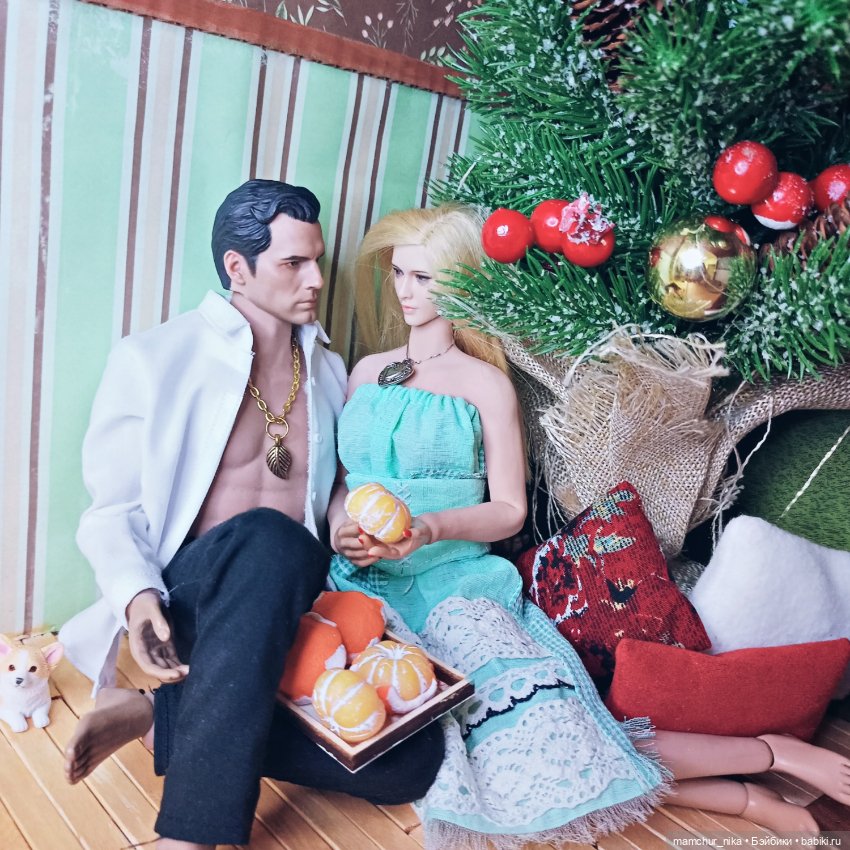Новогоднее настроение Лины и Дэймона (фото 6)