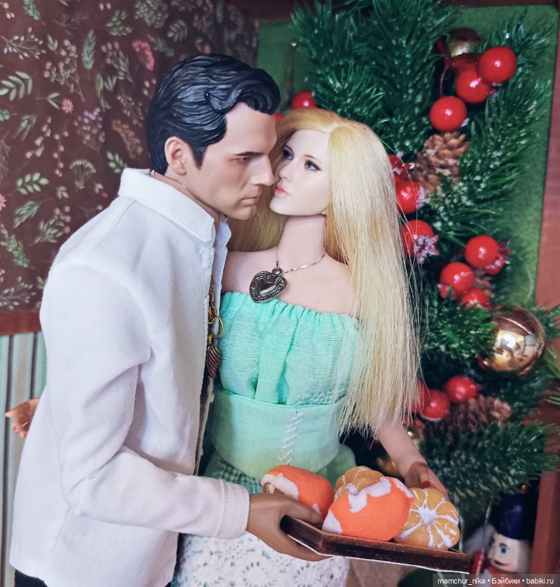 Новогоднее настроение Лины и Дэймона (фото 3)