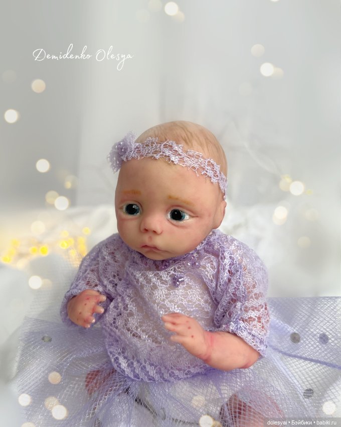 Мини реборн Николь — Обучение реборнингу: роспись (фото 2)