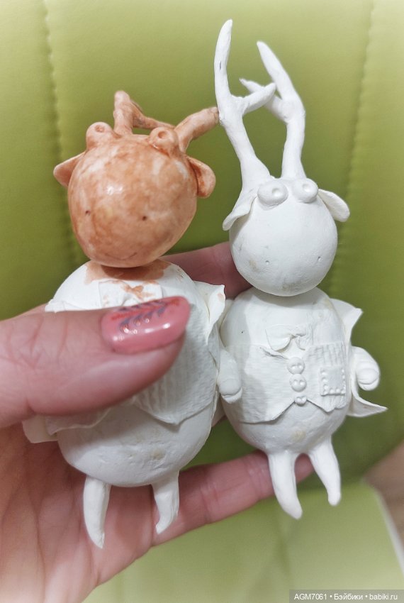 Ёлочные игрушки — Авторские куклы из дерева (фото 7)