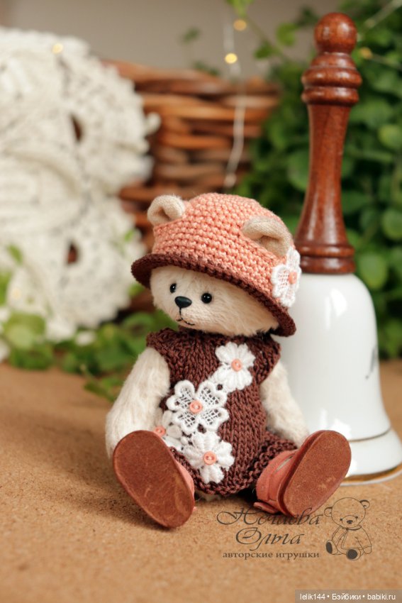 Мини тедди мишка Лина — Авторские мишки Тедди и друзья: фото (фото 5)