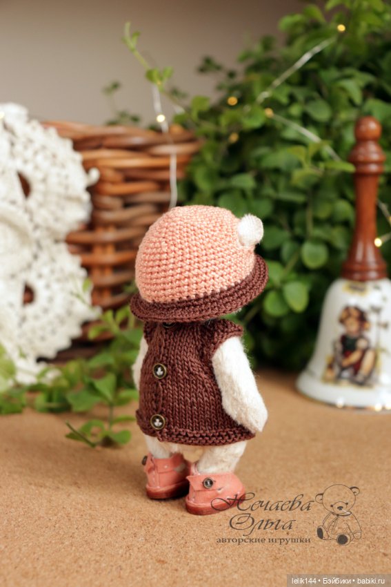 Мини тедди мишка Лина — Авторские мишки Тедди и друзья: фото (фото 3)