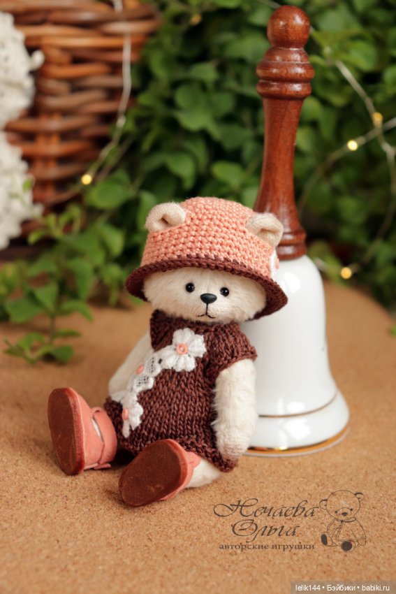 Мини тедди мишка Лина — Авторские мишки Тедди и друзья: фото (фото 2)