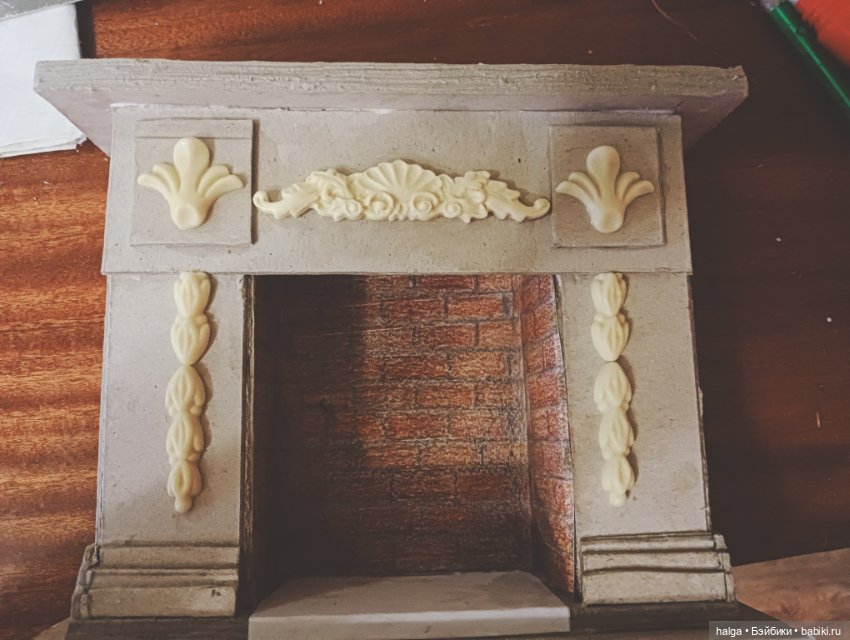 Камин — Аксессуары для кукол своими руками: идеи (фото 4)