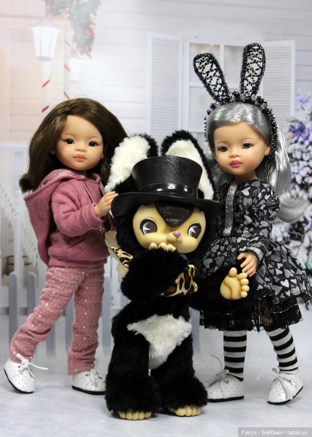 Черные зайчики — Куклы Paola Reina (Паола Рейна): новинки (фото 7)