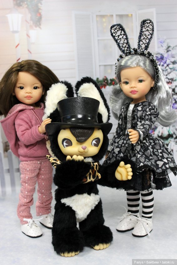 Черные зайчики — Куклы Paola Reina (Паола Рейна): новинки (фото 6)