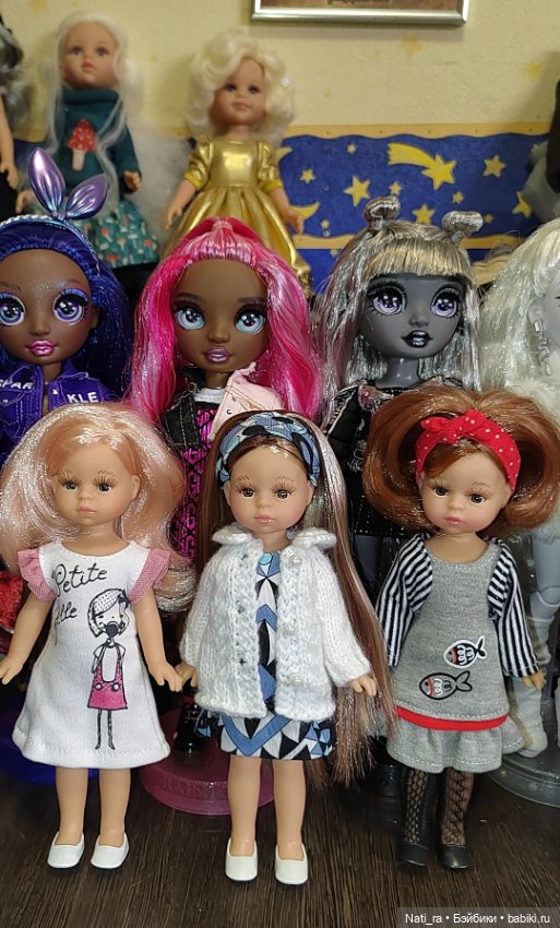 Вязаные обновки для мини Паолок