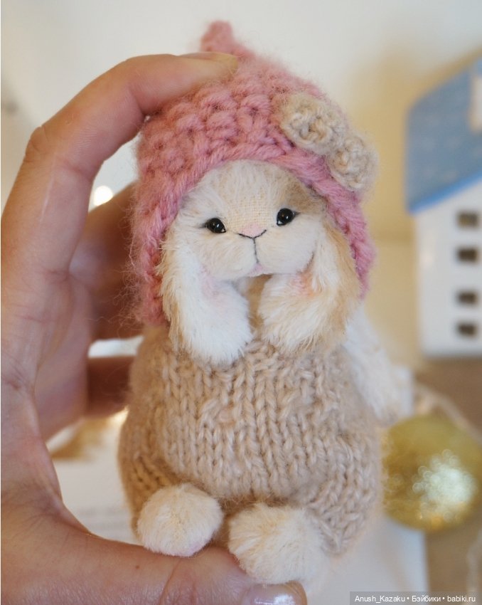 Зайка Мелания 🍬 — Авторские мишки Тедди и друзья: фото (фото 2)