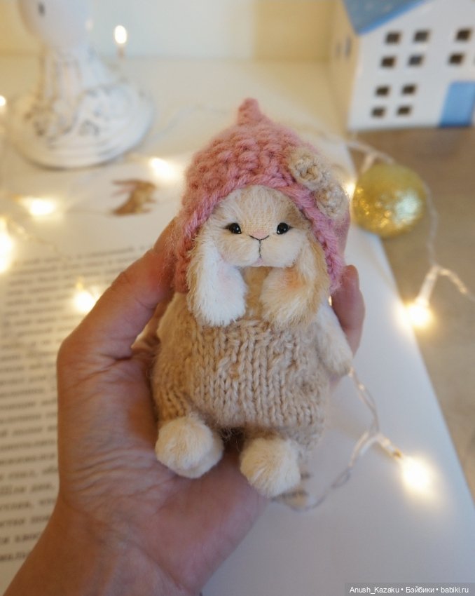 Зайка Мелания 🍬 — Авторские мишки Тедди и друзья: фото (фото 6)