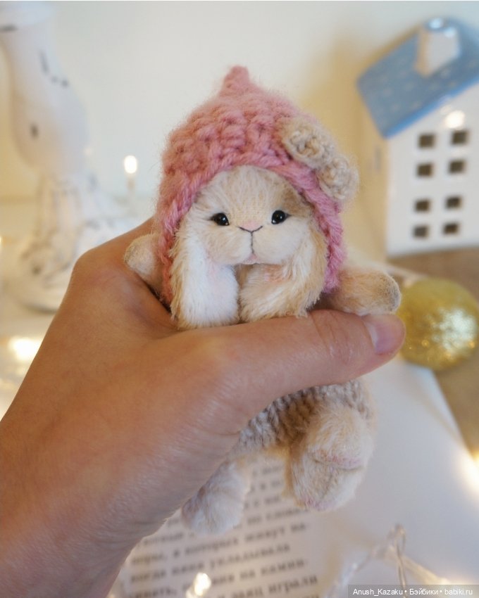 Зайка Мелания 🍬 — Авторские мишки Тедди и друзья: фото (фото 3)