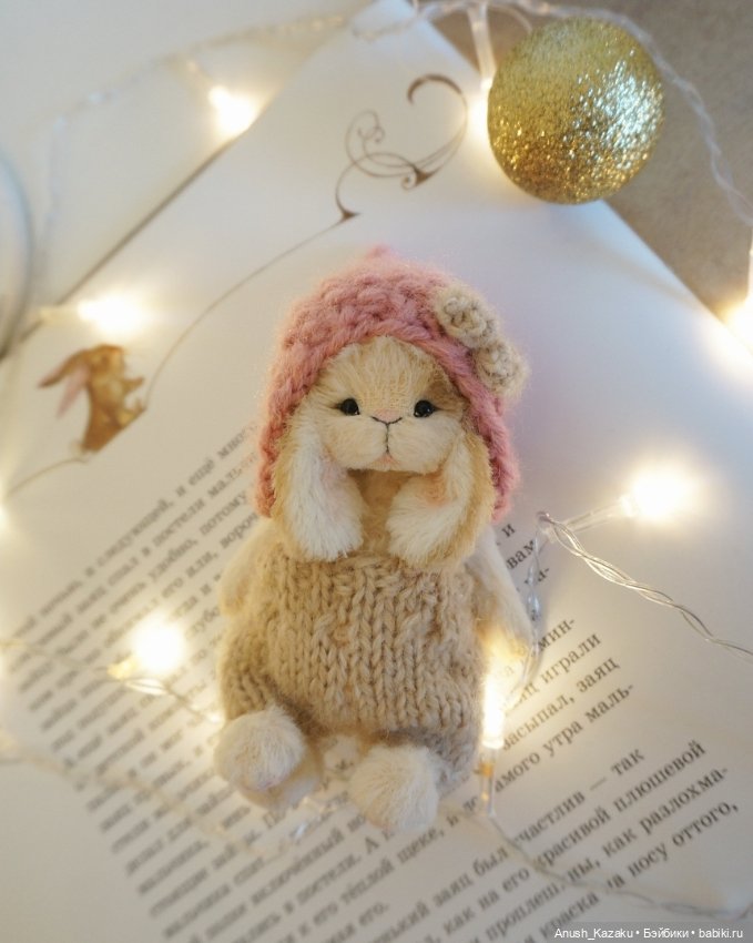 Зайка Мелания 🍬 — Авторские мишки Тедди и друзья: фото (фото 4)